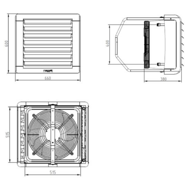 Водяной тепловентилятор Греерс ВС-2125 ЕСМ